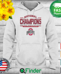 Official Ohio State Buckeyes National Champions 2022 NCAA Womens Ice Hockey Hoodie