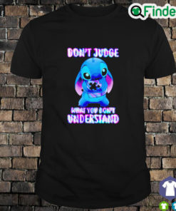 Official Stitch Autism dont judge what you dont understand shirt