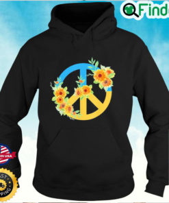 Official Sunflower Ukrainian Ukraine Flag Ukraine Peace Hippie Hoodie