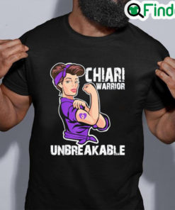 Official Unbreakable chiari warrior tee shirt