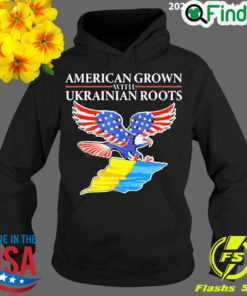 Official eagles American Grown With Ukrainian Root Hoodie