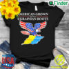 Official eagles American Grown With Ukrainian Root shirt