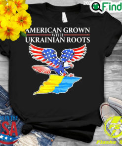 Official eagles American Grown With Ukrainian Root shirt