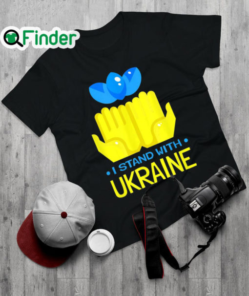 Official i Stand With Ukraine Anti Putin Ukrainian Support Ukraine T Shirt