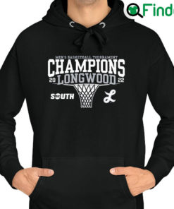 Official longwood Lancers Blue 84 2022 Big South Mens Basketball Conference Tournament Champions Hoodie