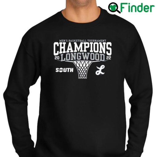 Official longwood Lancers Blue 84 2022 Big South Mens Basketball Conference Tournament Champions Sweatshirt