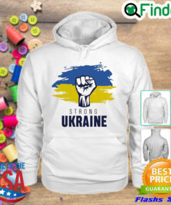 Official strong Ukraine I Stand With Ukraine Peace Ukraine Hoodie