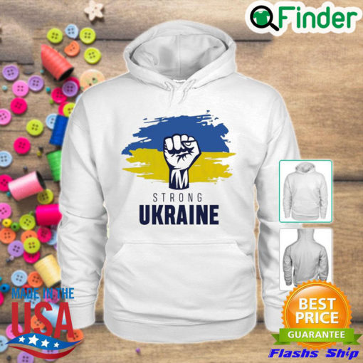 Official strong Ukraine I Stand With Ukraine Peace Ukraine Hoodie