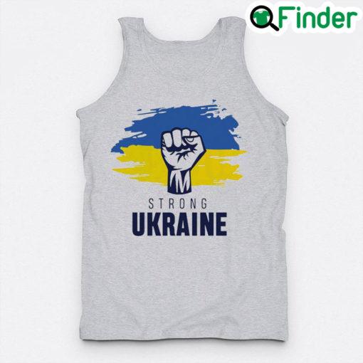 Official strong Ukraine I Stand With Ukraine Peace Ukraine Tank Top