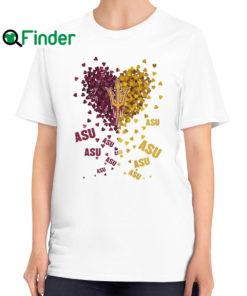 Original Arizona State Sun Devils Football In My Heart Shirt