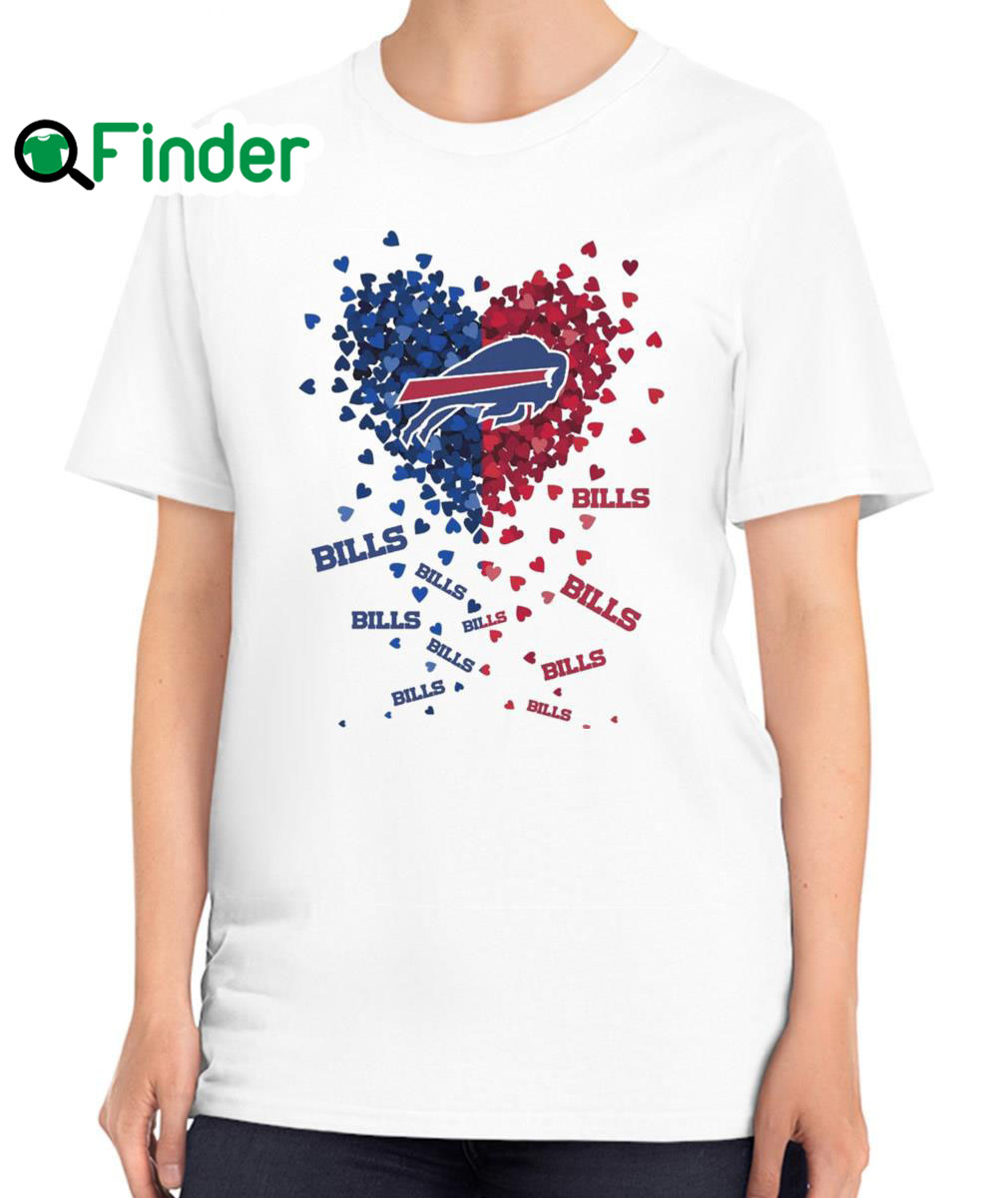 Buffalo Bills Tiny Heart Shape T-shirt - Jomagift