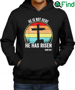 Original He is Risen Christian Easter Happy Eater Day Hoodie