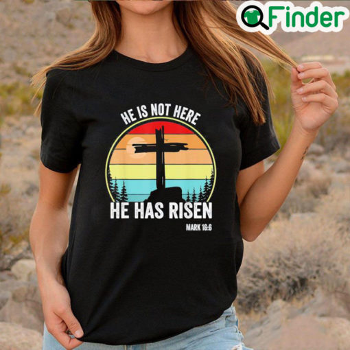 Original He is Risen Christian Easter Happy Eater Day Shirt