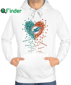 Original Miami Dolphins Football In My Heart Hoodie