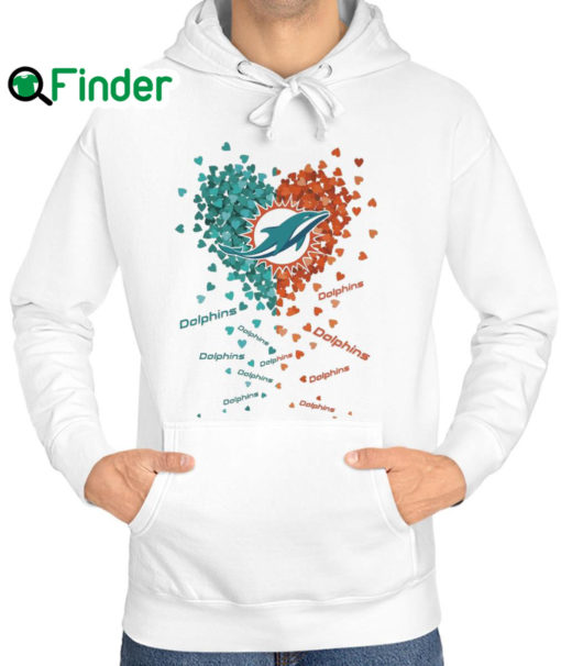 Original Miami Dolphins Football In My Heart Hoodie