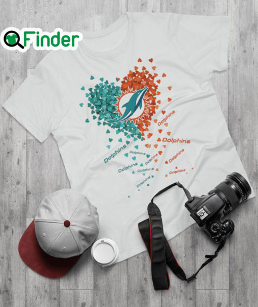 Original Miami Dolphins Football In My Heart Shirt