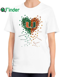 Original Miami Hurricanes Football In My Heart Shirt