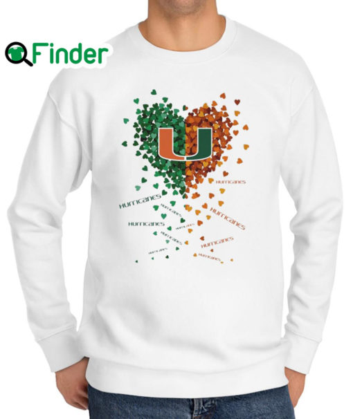 Original Miami Hurricanes Football In My Heart Sweatshirt