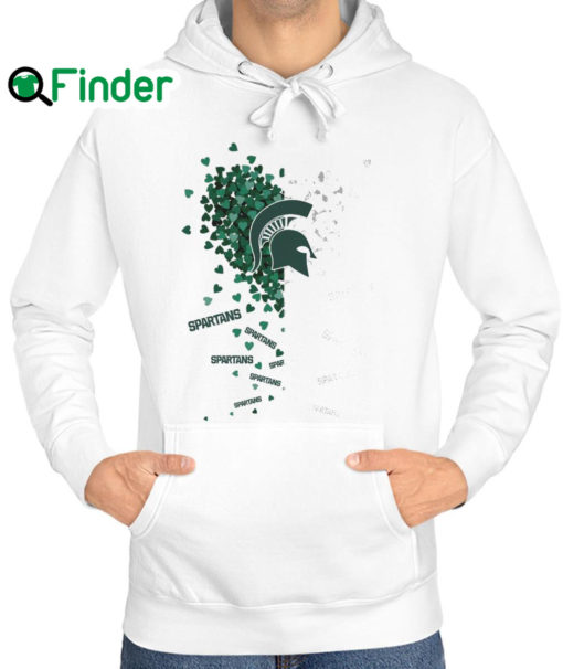 Original Michigan State Spartans Football In My Heart Hoodie