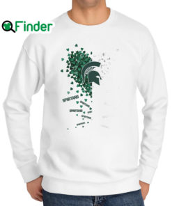 Original Michigan State Spartans Football In My Heart Sweatshirt