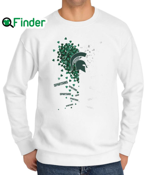 Original Michigan State Spartans Football In My Heart Sweatshirt