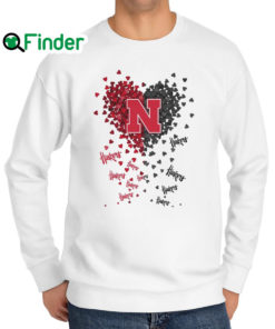 Original Nebraska Cornhuskers Football In My Heart Sweatshirt