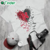 Original Nebraska Cornhuskers Football In My Heart T Shirt