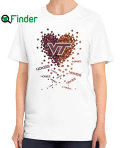 Original Virginia Tech Hokies Football In My Heart Shirt