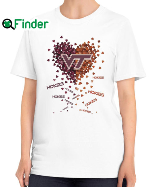 Original Virginia Tech Hokies Football In My Heart Shirt