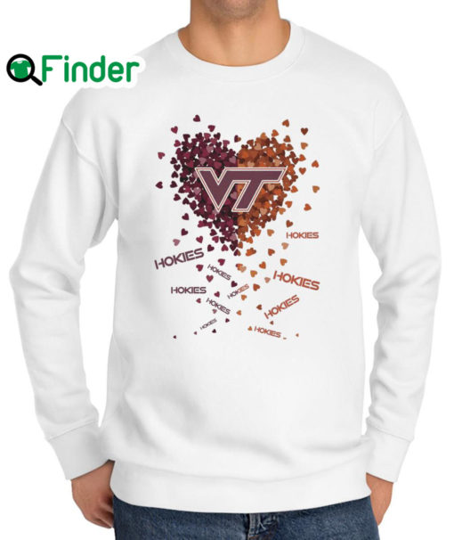 Original Virginia Tech Hokies Football In My Heart Sweatshirt