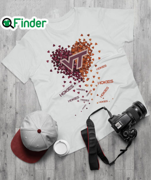 Original Virginia Tech Hokies Football In My Heart T Shirt