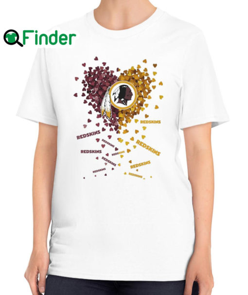 Original Washington Redskins Football In My Heart T Shirt