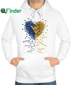 Original West Virginia Mountaineers Football In My Heart Hoodie