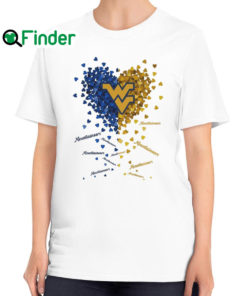 Original West Virginia Mountaineers Football In My Heart Shirt