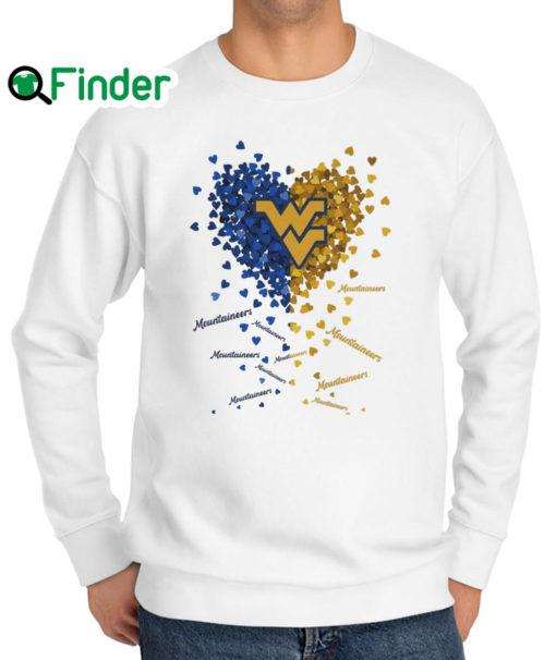 Original West Virginia Mountaineers Football In My Heart Sweatshirt