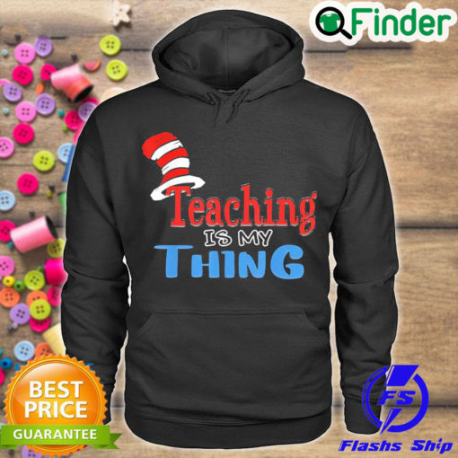 Original teaching is my things Dr Teacher Red And White Stripe Hat Hoodie