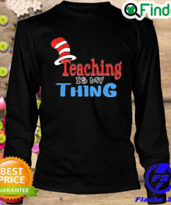 Original teaching is my things Dr Teacher Red And White Stripe Hat Sweatshirt