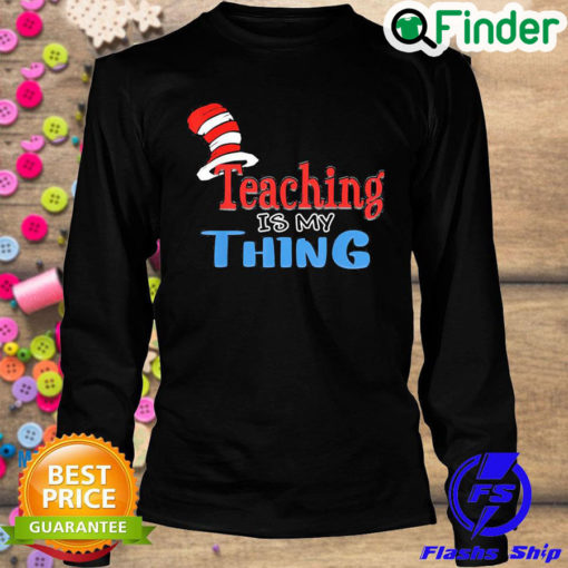 Original teaching is my things Dr Teacher Red And White Stripe Hat Sweatshirt