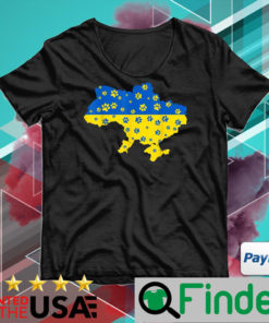 Paw Support Ukraine T shirt