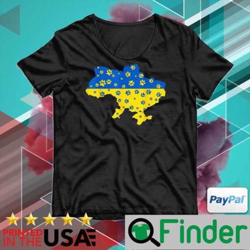 Paw Support Ukraine T shirt