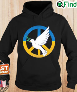 Peace In Ukraine Dove Stand With Ukraine Support Ukraine Hoodie