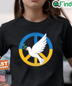 Peace In Ukraine Dove Stand With Ukraine Support Ukraine Shirt