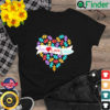 Peace Love Autism Awareness Toy Autism Puzzle Shirt