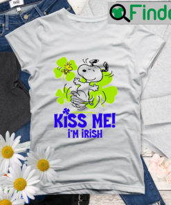 Peanuts St Patricks Day Kiss Me Im Irish Shirt