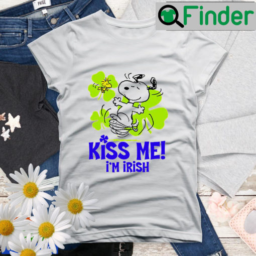 Peanuts St Patricks Day Kiss Me Im Irish Shirt