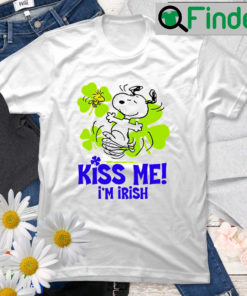 Peanuts St Patricks Day Kiss Me Im Irish T Shirt