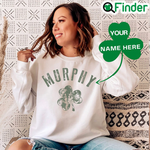 Personalized Last Name Irish St Patricks Day Sweatshirt