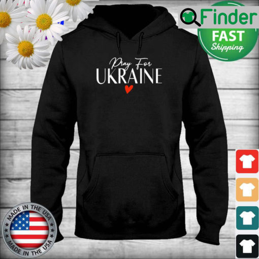 Pray For Ukraine Stand with Ukraine Hoodie