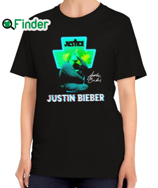 Premium justin Bieber World Concert Tour 2022 Signature T Shirt