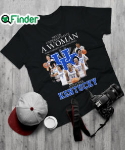 Premium never underestimate a Woman who understands Basketball and loves Kentucky signatures shirt